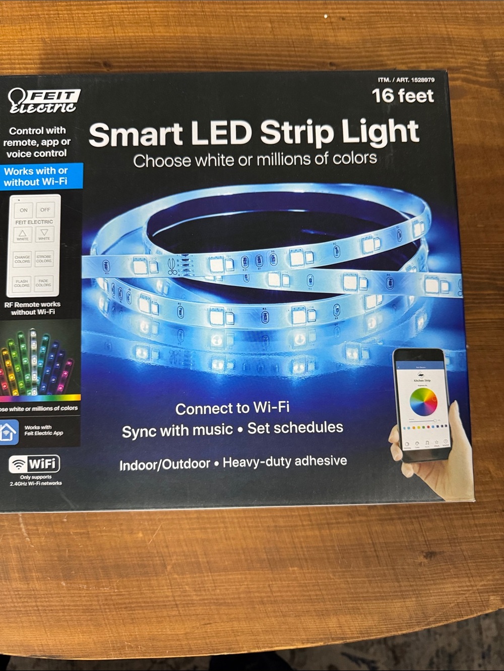 FEIT Smart LED Strip Light - Blue
